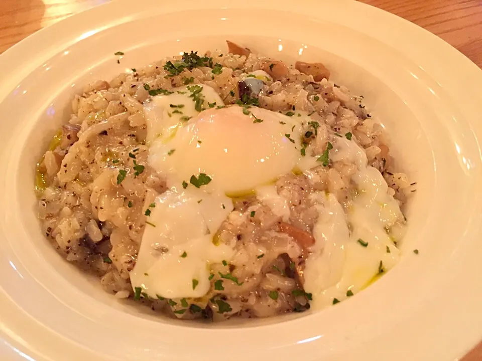 63C egg black truffle risotto|Sky Blueさん