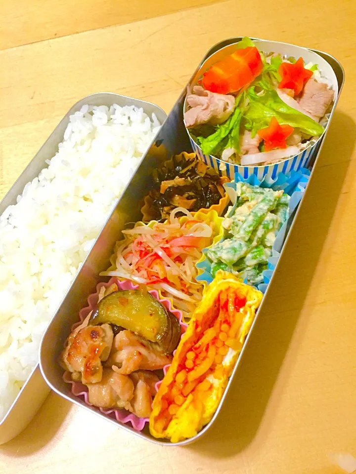 Snapdishの料理写真:中2男子弁当|Rika Doiさん