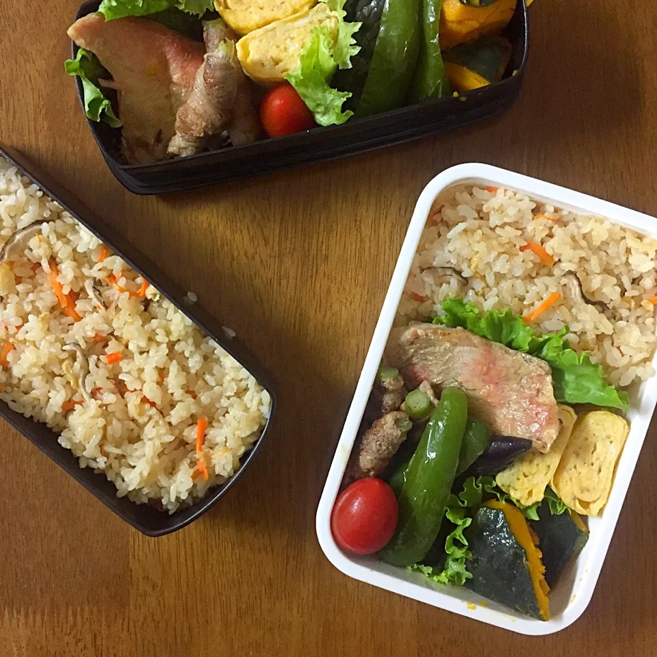 炊き込みご飯と金目の煮付けのお弁当|ゆかりさん