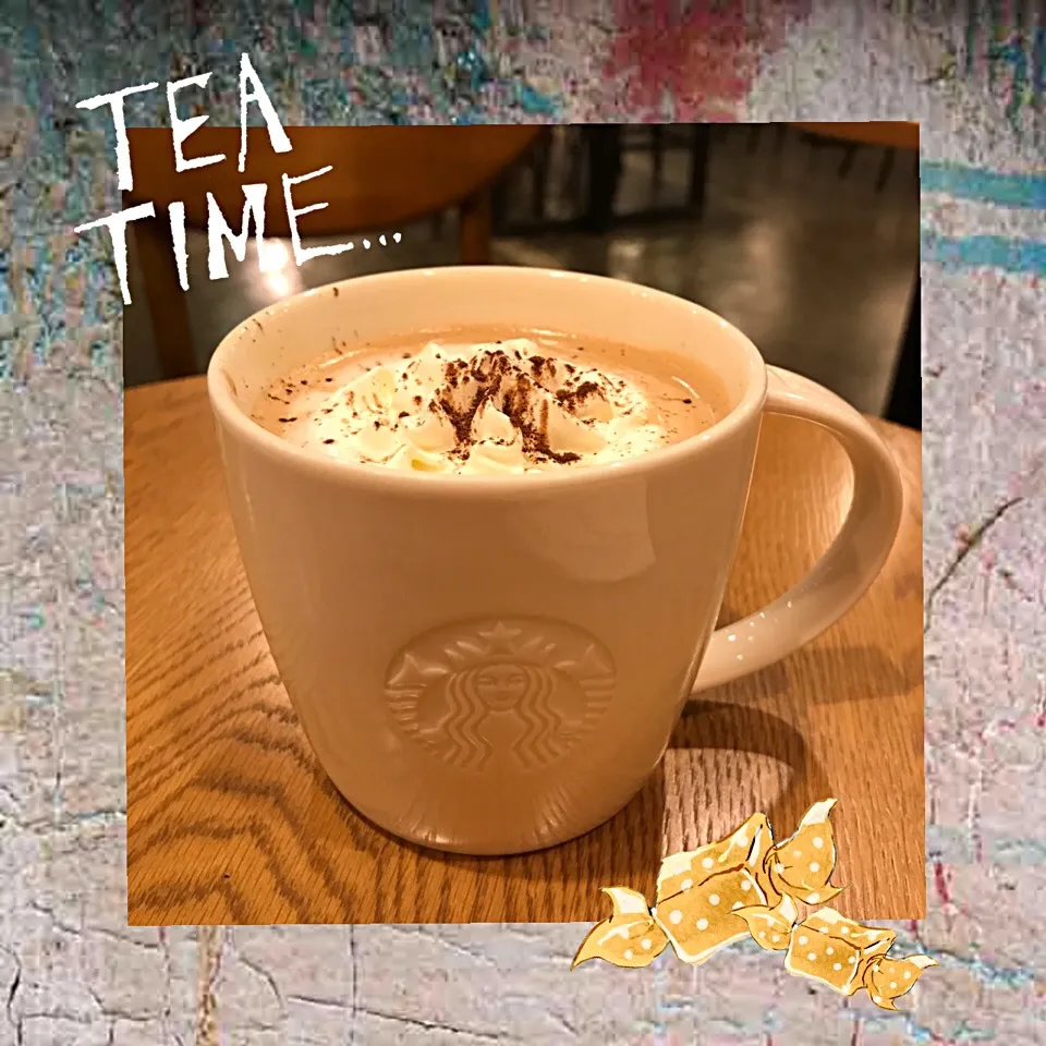 Soy Caffè Mocha with Right Whipped Cream #starbucks #starbuckscoffee #picosweet|ModischStudioさん