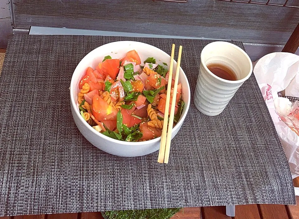 ☀️朝食サラダ🥗|hirosakaさん