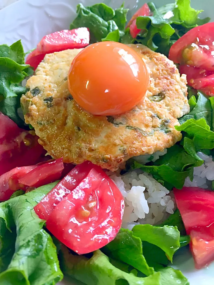 豆腐ハンバーグ丼|いつえさん