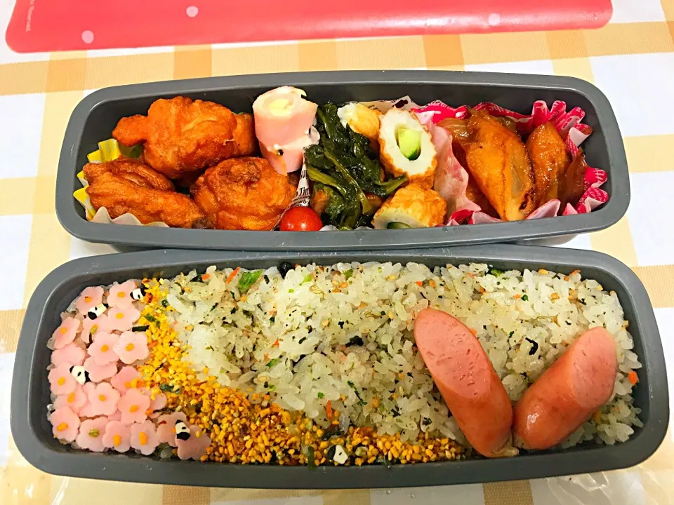 久々の旦那の弁当#あじさいべんとう#|yukirinさん