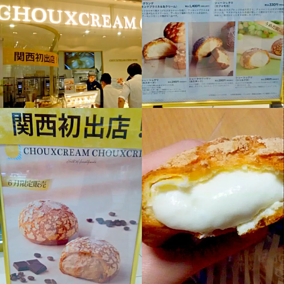 シュークリーム専門店
CHOUXCREAM CHOUXCRI
(シュクリムシュクリ)←舌噛みそう(笑)|ひとみんΨ(*´∀｀)Ψさん