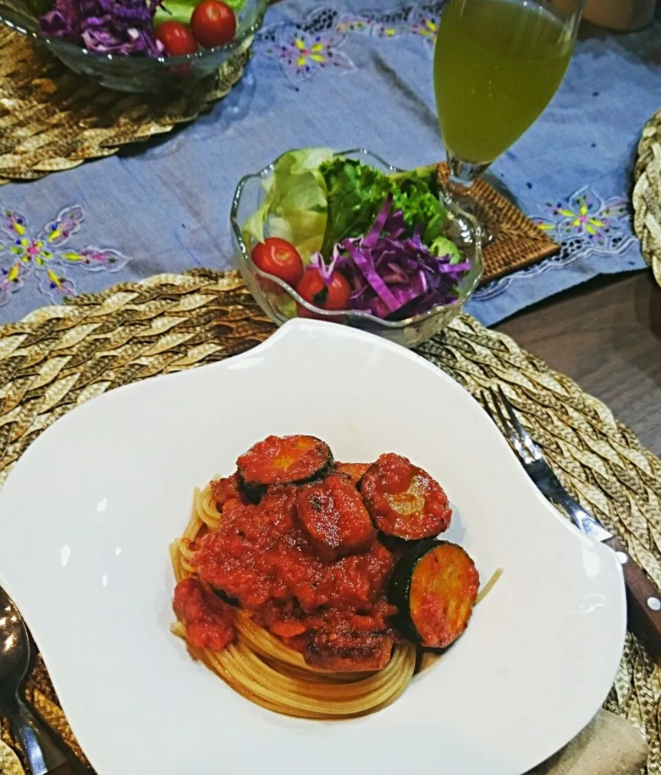 バトマト🍅ソースパスタ|ゆず( ˘ ³˘)♥さん