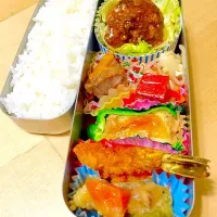 Snapdishの料理写真:中2男子弁当|Rika Doiさん