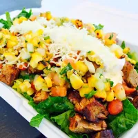 Chicken salad with roasted corn pico de gallo|Elegant eventsさん