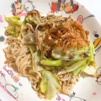 糖質0g麺のさばとキャベツ炒め|さきさん