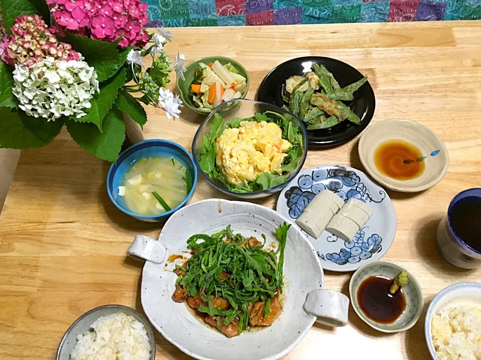 昨日の晩御飯(≧∀≦)|さくたえさん