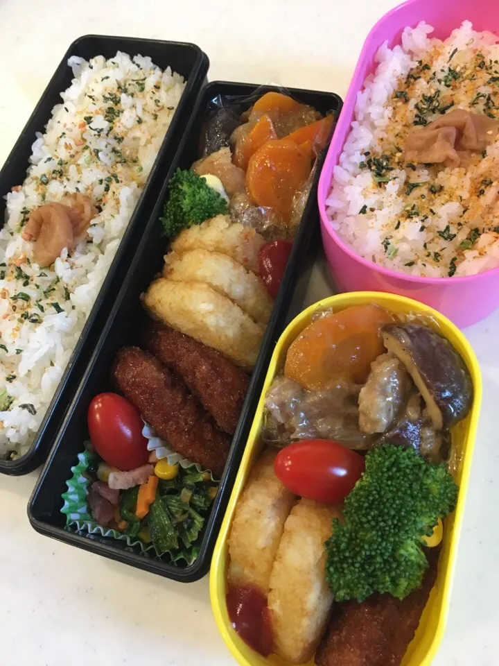 2017.6.10(土) 旦那様&私のお弁当🍱|あっきーよさん