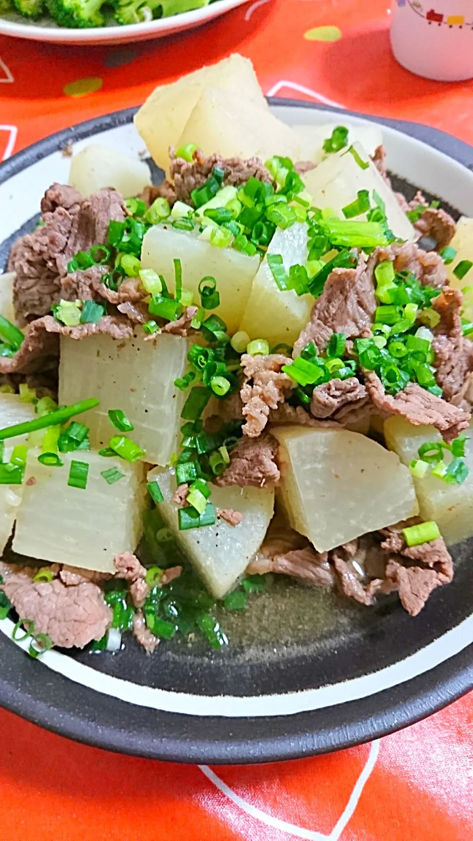 大根と牛肉の煮物|ぱやさん