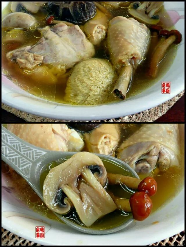 chicken soup with mushrooms|steven z.y.さん