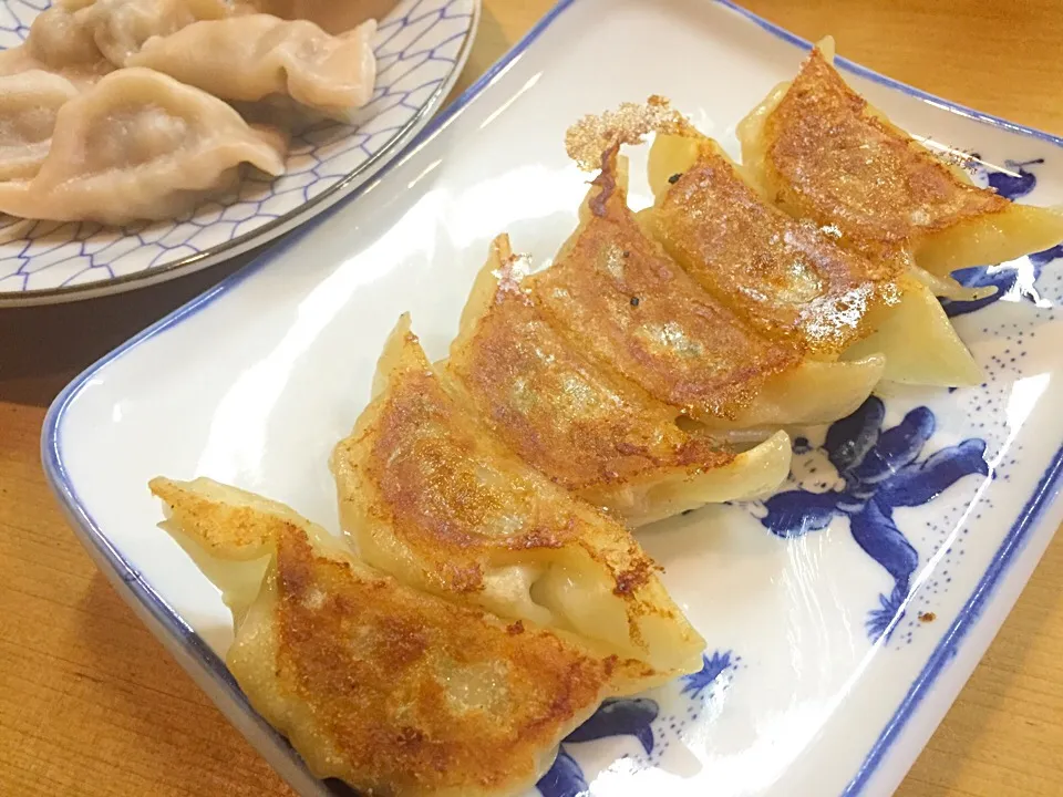 焼き餃子&エビ水餃子|みゃ〜・はつさん