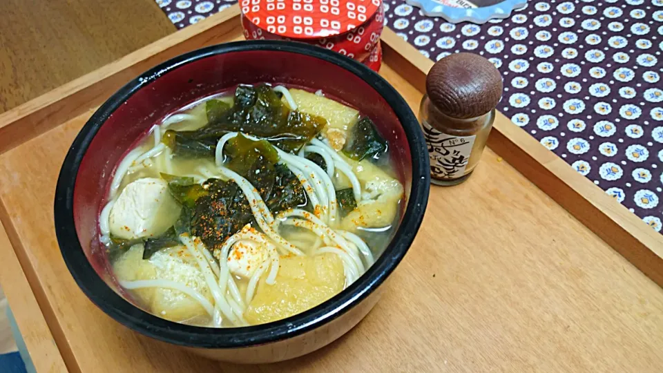 Snapdishの料理写真:五島うどん 味噌味|わこさん