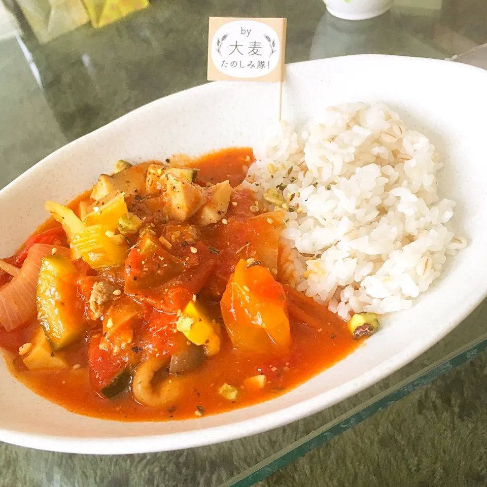 トマトチキンシチュー🍅|夏蜜柑さん