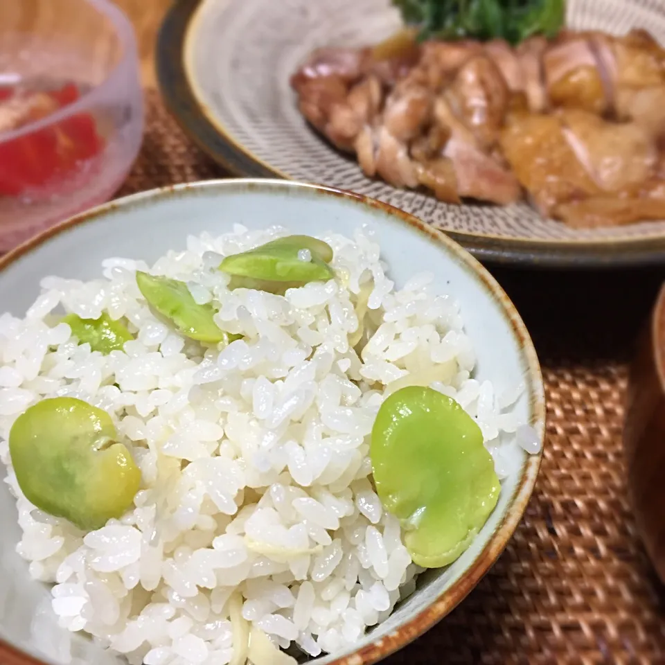 そら豆と新生姜の炊き込みご飯|Naoさん