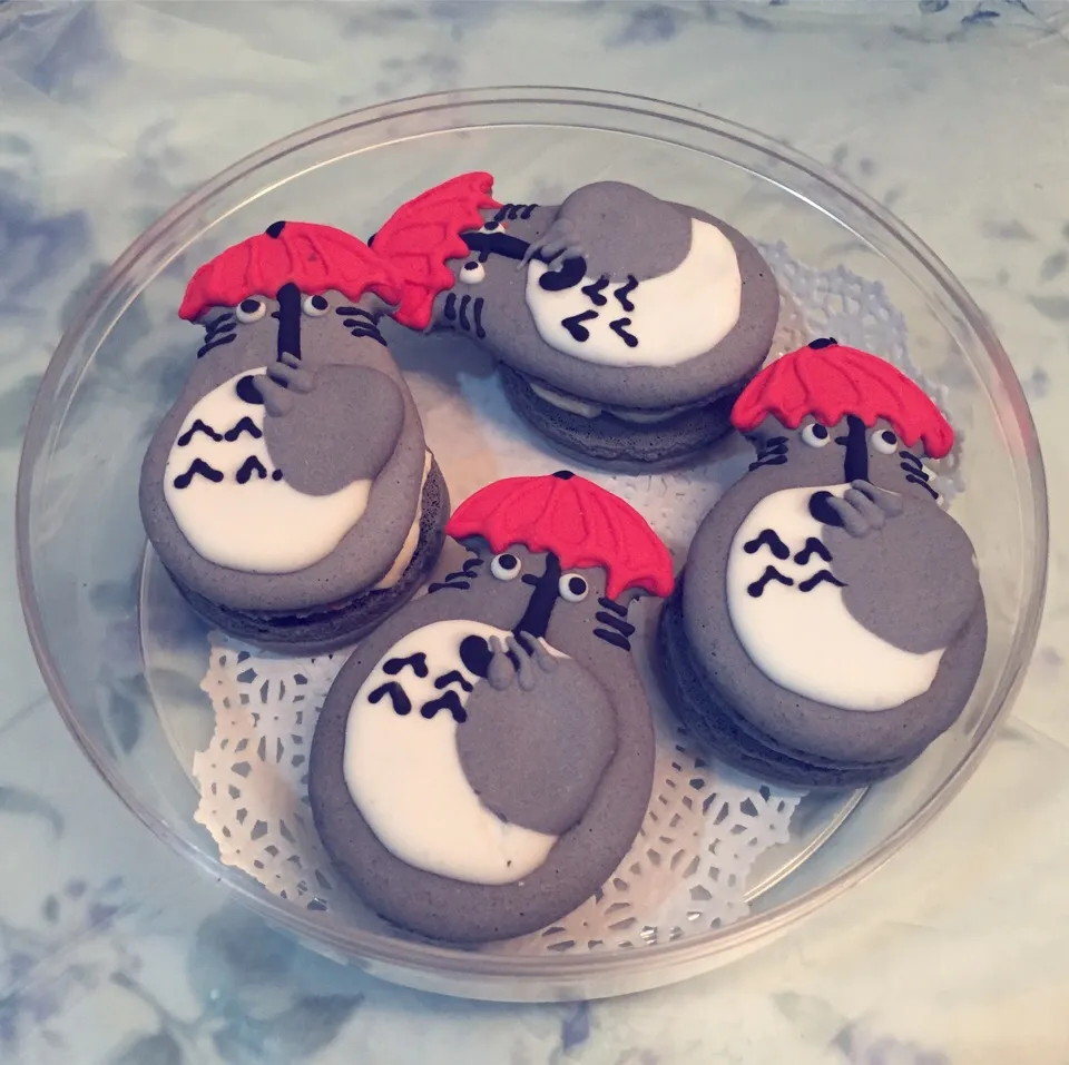 Homemade Totoro Macarons 
トトロマカロン|Yannさん