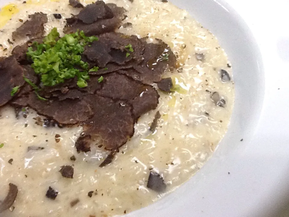 Risotto al tartufo nero|Keyaki Manoさん