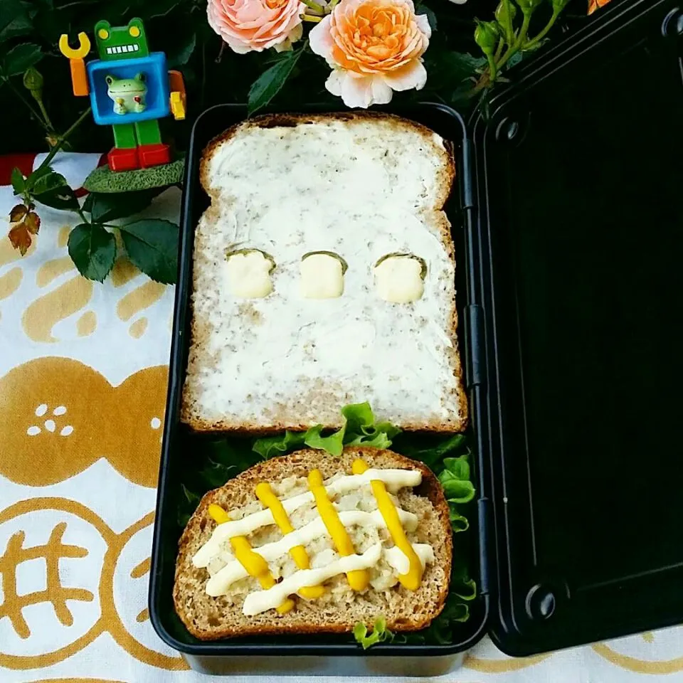 旦那さんの朝ごパン弁当♪|kyujaさん