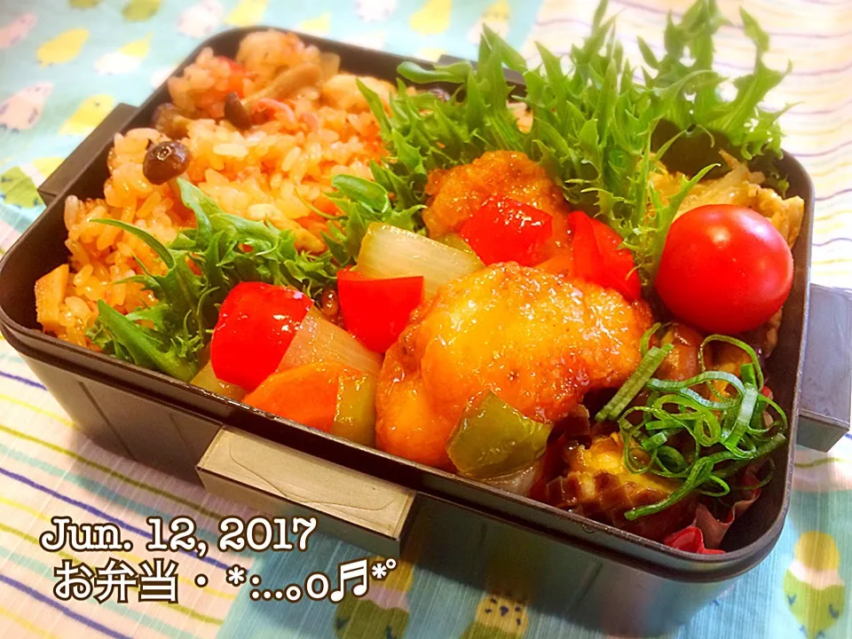 Snapdishの料理写真:2017/06/12お弁当〜♡|いく❤️さん