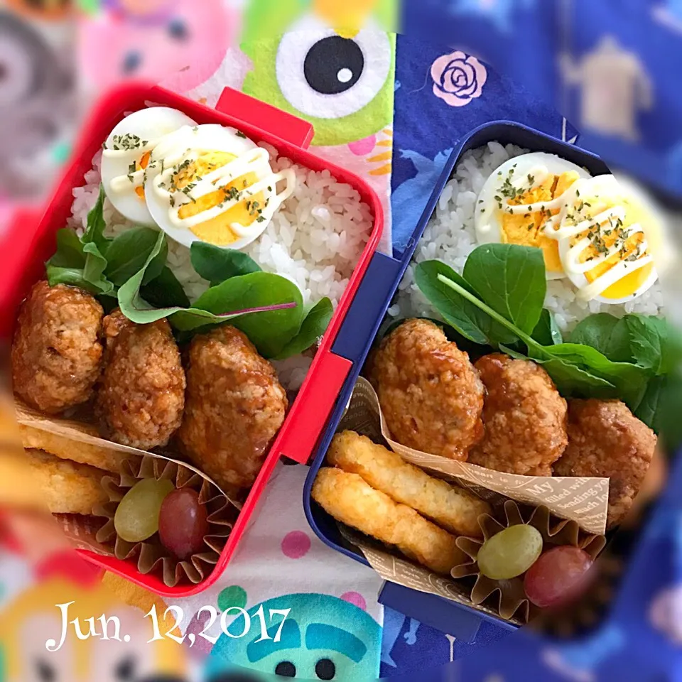 今日の#女子中学生弁当 は、豆腐ハンバーグでロコモコ風|Hiroko Kさん