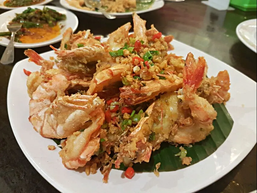 Snapdishの料理写真:udang cabe kering by seafood cabe ijo, pluit, Jakarta, Indonesia|Jun Kiさん