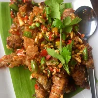 กั้งผัดพริกสด
Crayfish fried chilli|ครัวอิอ้วน... Chubby Cookさん