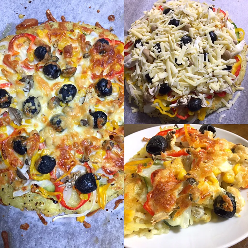 Snapdishの料理写真:Potato crust pizza 🍕|aястасияさん