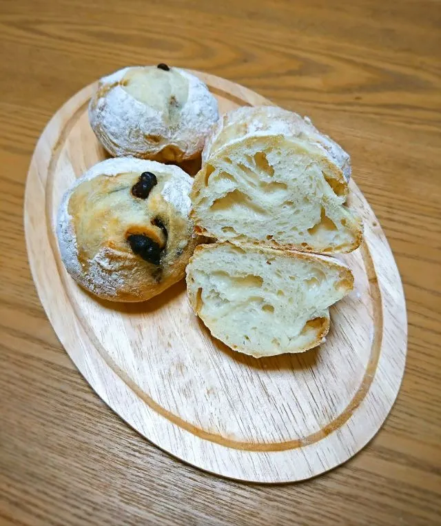 『koichiさんのチャバタ。チャレンジャーにもチョコ入れてみた』|seri-chanさん