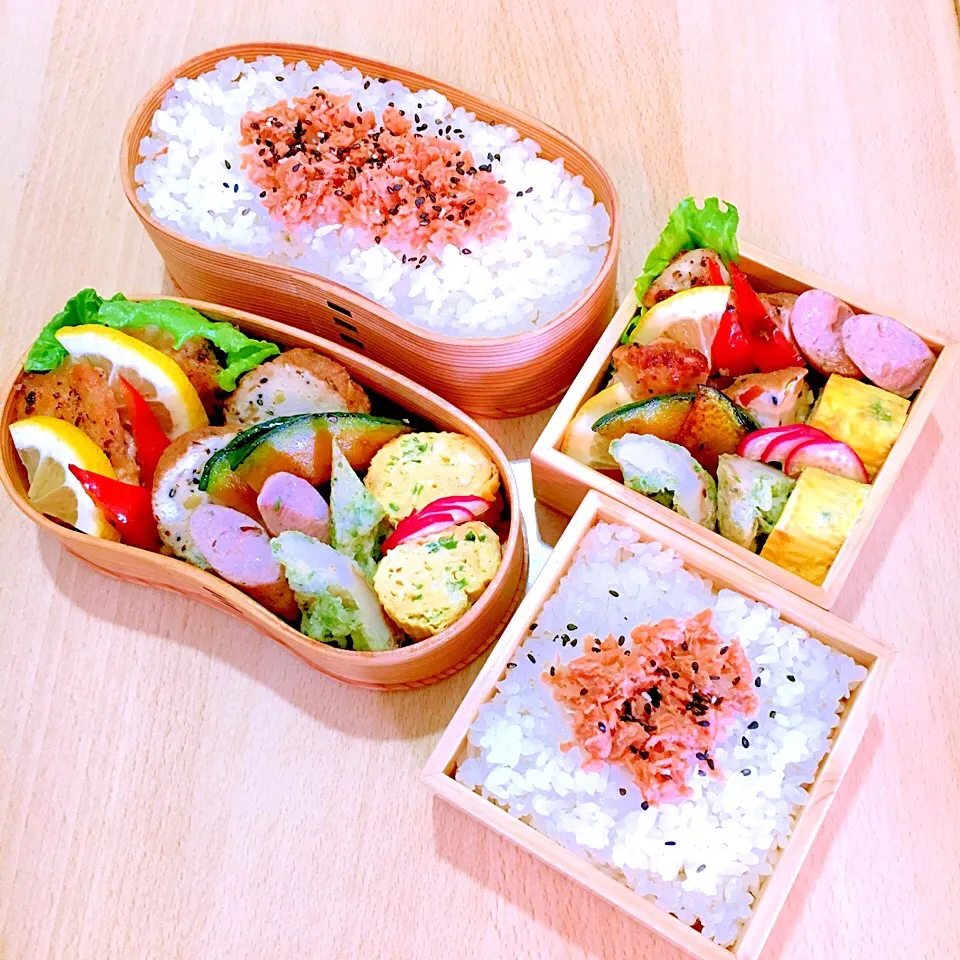 Snapdishの料理写真:子供達のお弁当|yuuco🍾さん