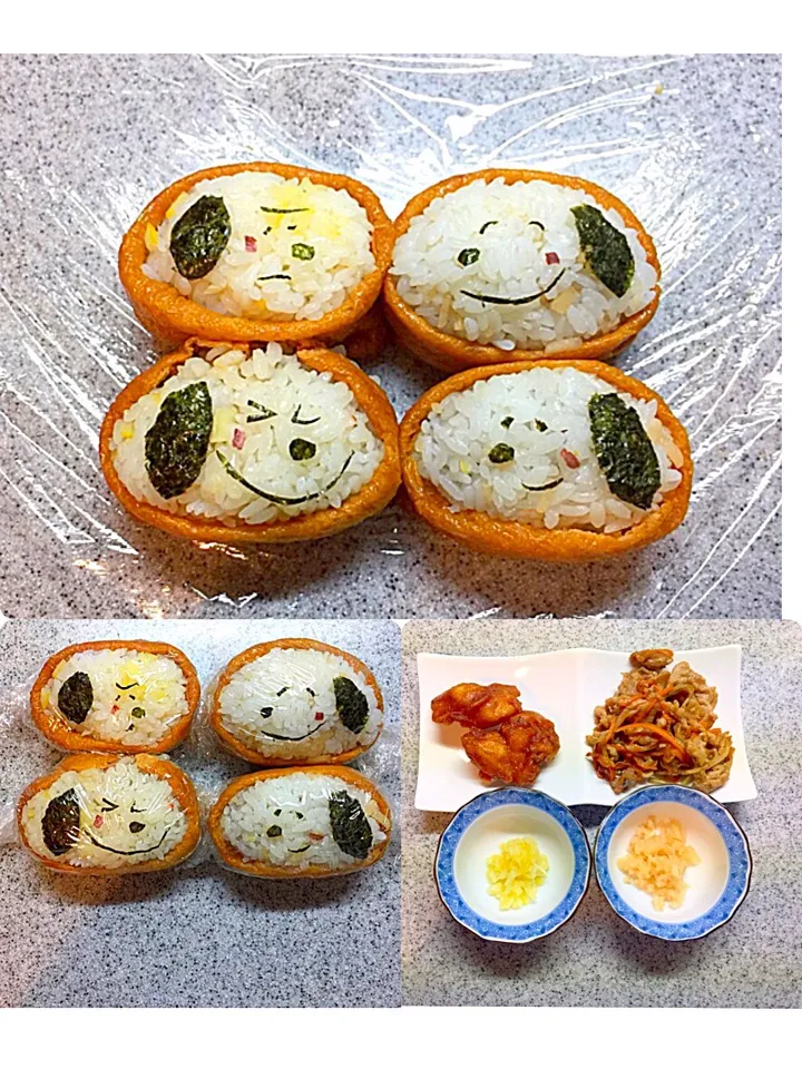 Snapdishの料理写真:酢レモンごはんとガリごはん♪左上の子ラップしたらぶちゃいくに〜😆😆-194/2017.6.13|masachamさん