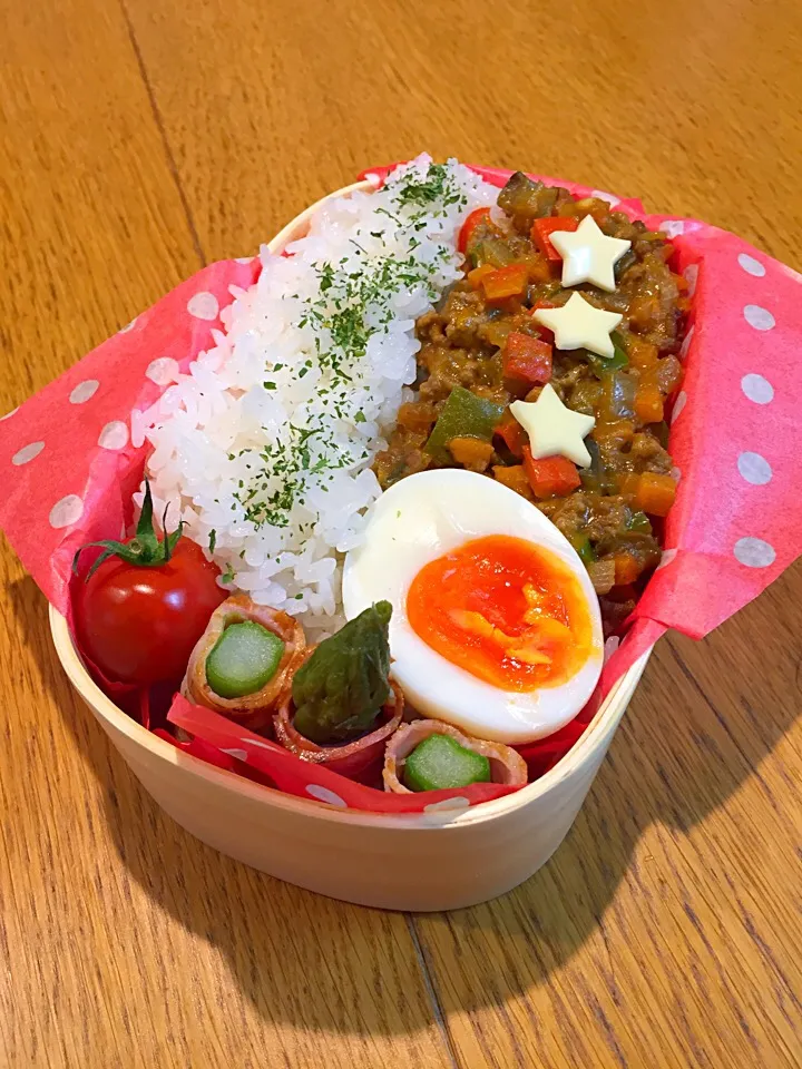 高校生息子のお弁当  ドライカレー|まつださんさん