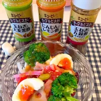 Snapdishの料理写真:キューピーさんから頂きました💖
かけるだけで野菜がたっぷり摂れるサラダ ✨|あきちゃまさん