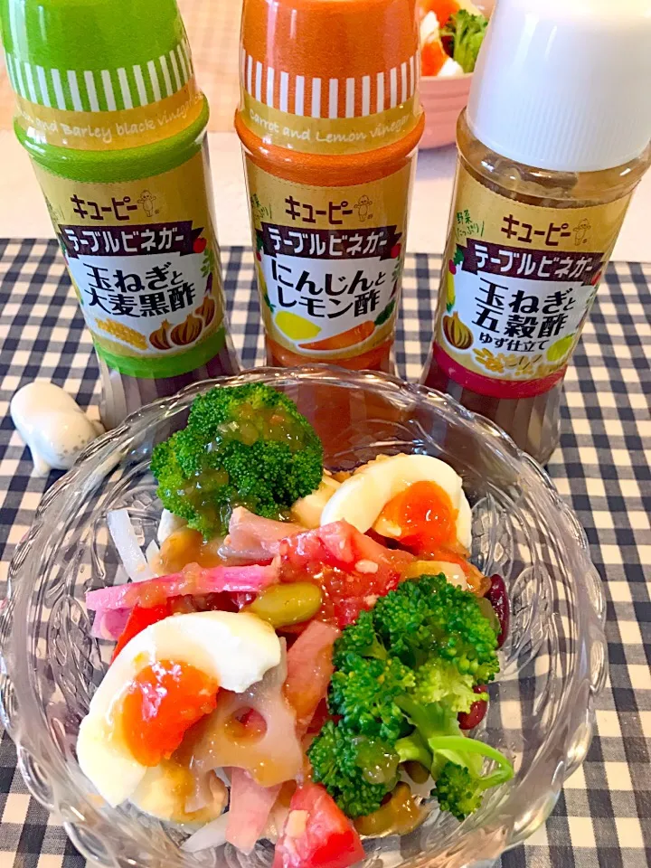 Snapdishの料理写真:キューピーさんから頂きました💖
かけるだけで野菜がたっぷり摂れるサラダ ✨|あきちゃまさん