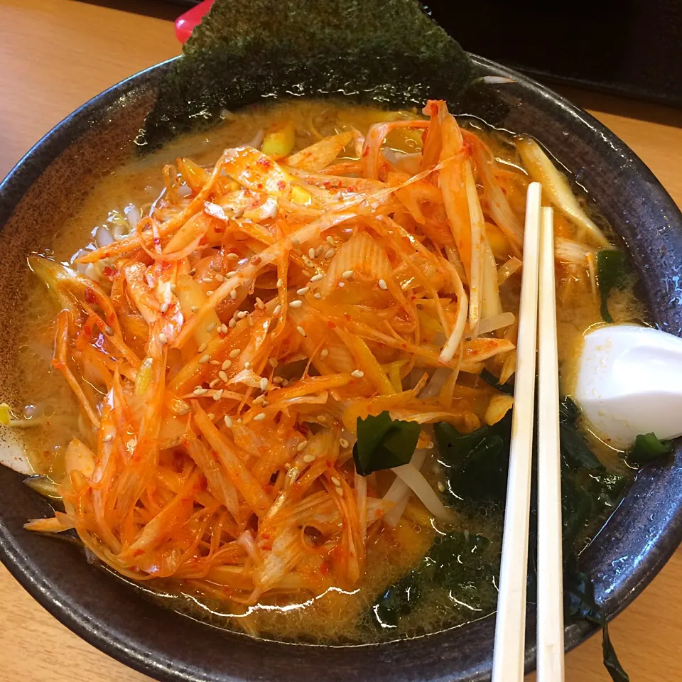 辛みそネギらーめん♡2017/06/11@まる宮商店|ちび太さん