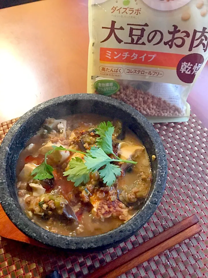 Snapdishの料理写真:Sichuan style bean curd&egg plant(Mapo Tofu&🍆) 🇨🇳麻婆豆腐&茄子|🌈Ami🍻さん