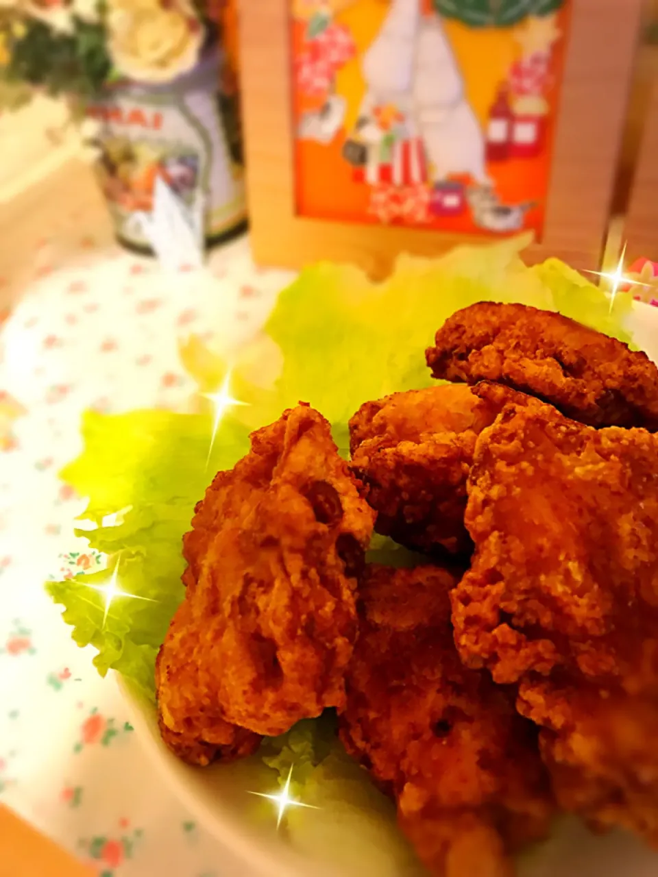 Snapdishの料理写真:咲きちゃんさんの料理 うちの ザンギ🐔 （鶏のから揚げ）|ちゃーさん