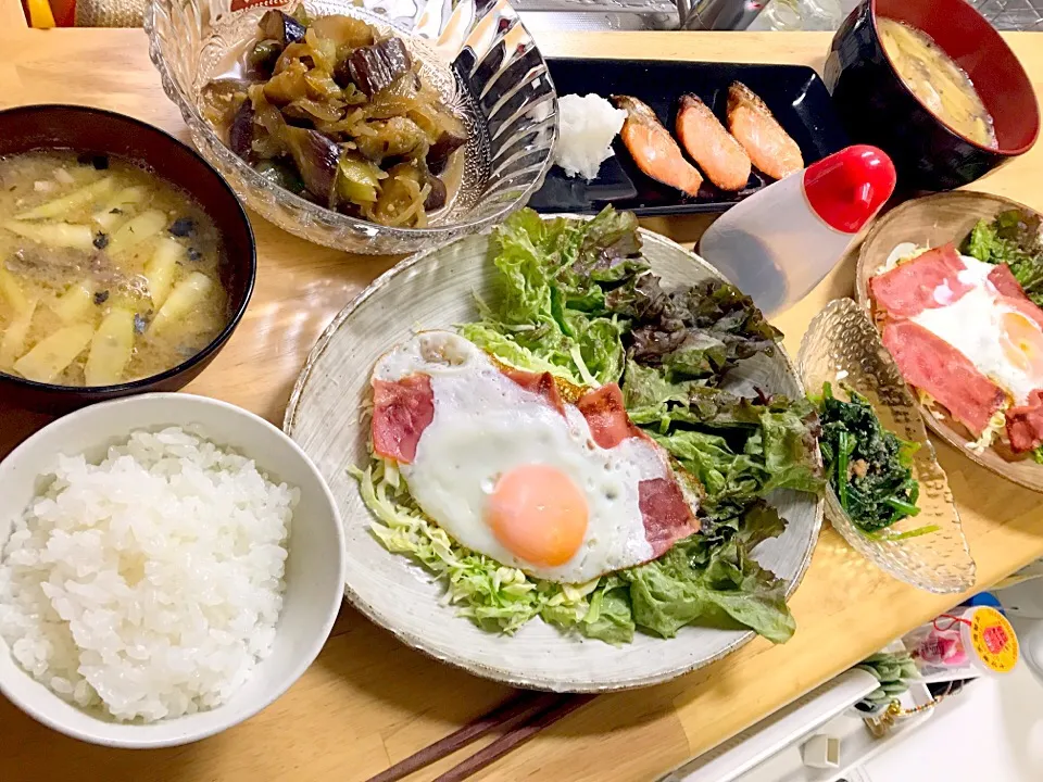 Snapdishの料理写真:#朝食みたいな晩御飯|ゆりえさん