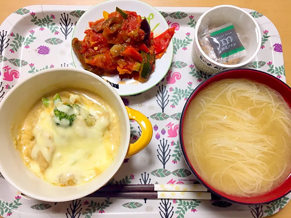 Snapdishの料理写真:煮麺
ラタトゥイユ
カレークリーム煮グラタン
納豆|あちゃんみんさん