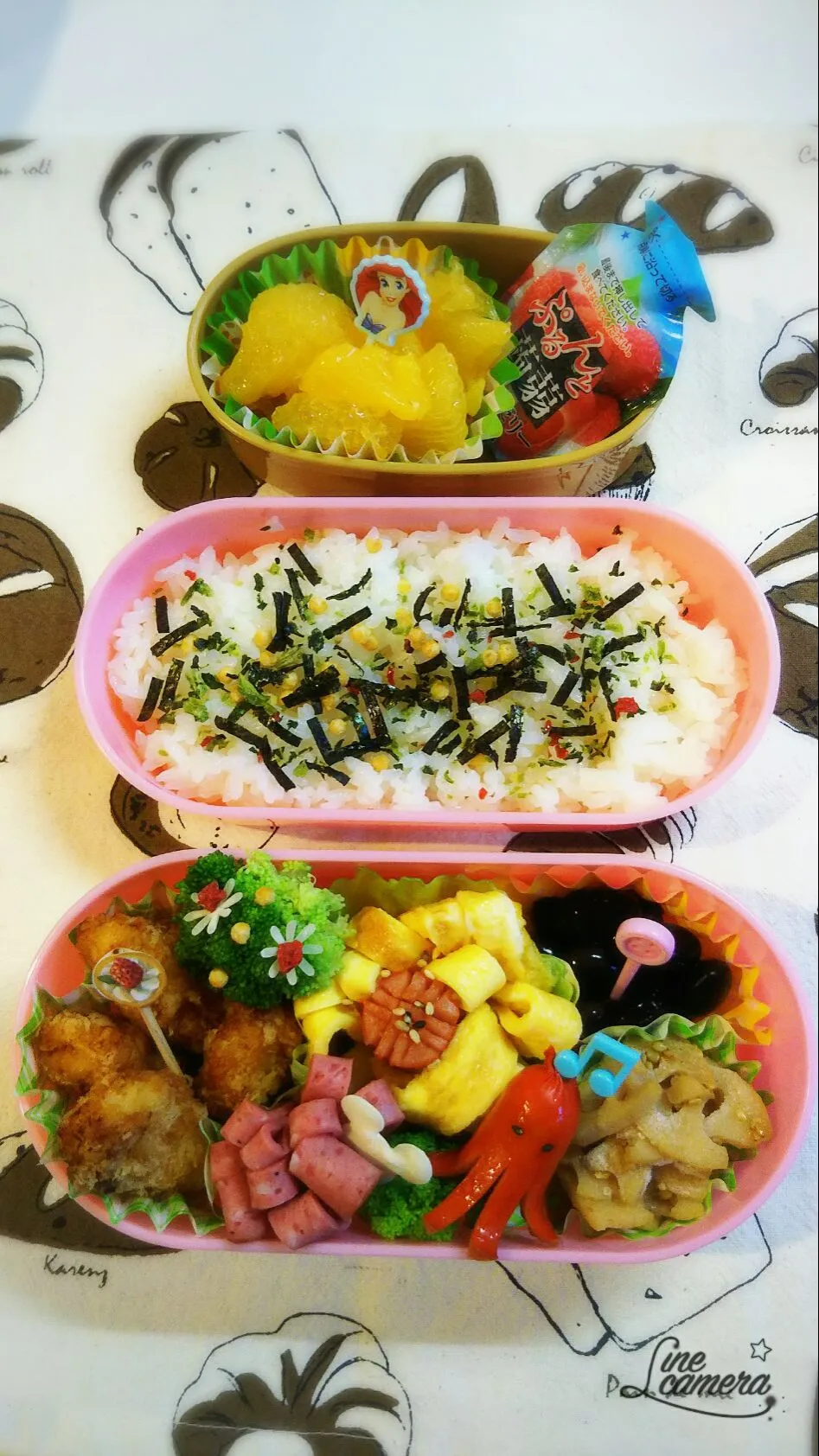 Snapdishの料理写真:今日のJK弁|きみちさん