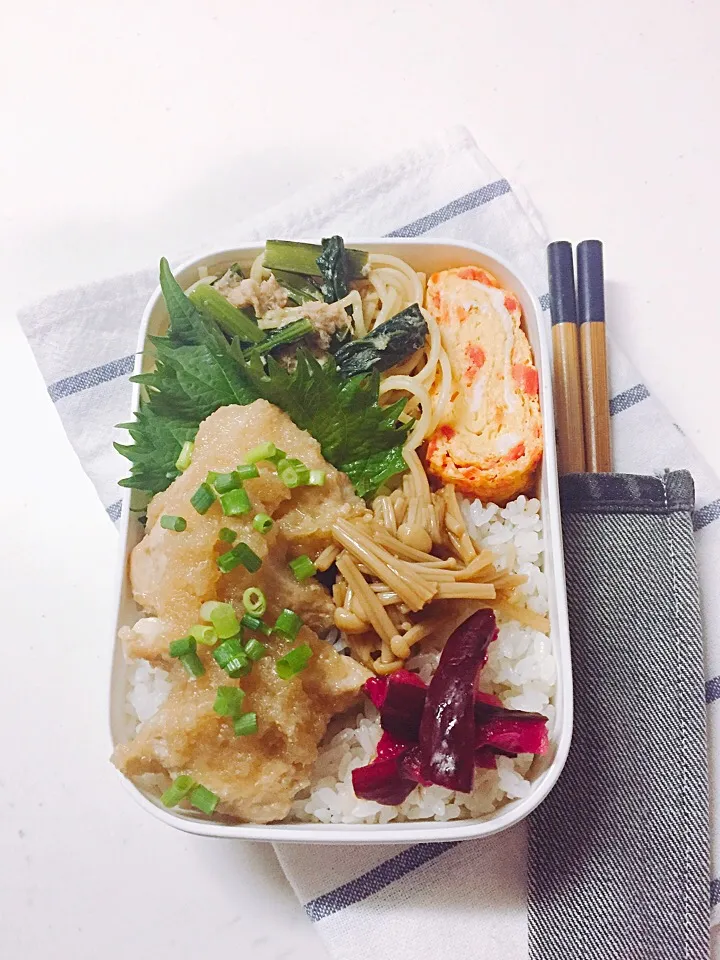 今日のお弁当 Jun.14

鶏のみぞれ煮弁当^_^

鶏のみぞれ煮
和風ツナスパ
紅生姜入り卵焼き
自家製なめ茸
柴漬け|けぃさん