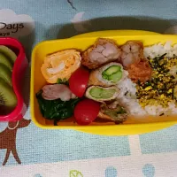 アスパラ肉巻き弁当|えぴさん