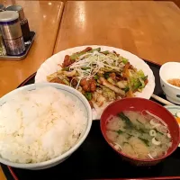 回鍋肉定食|宍戸基矩さん