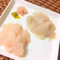 Snapdishの料理写真:カレイの刺身|そうたさん