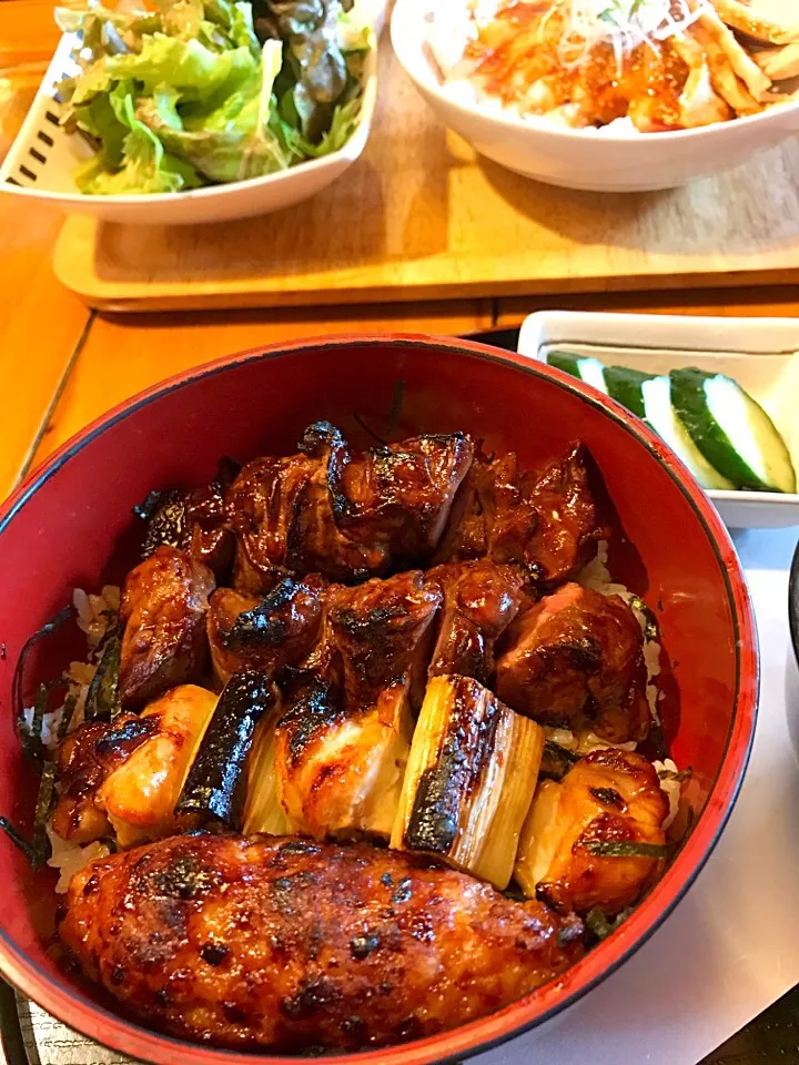 Snapdishの料理写真:焼きとり丼|ともこさん