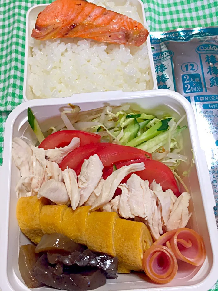 6月15日 棒々鶏弁当( ੭ ˙ᗜ˙ )੭|かよっぺさん