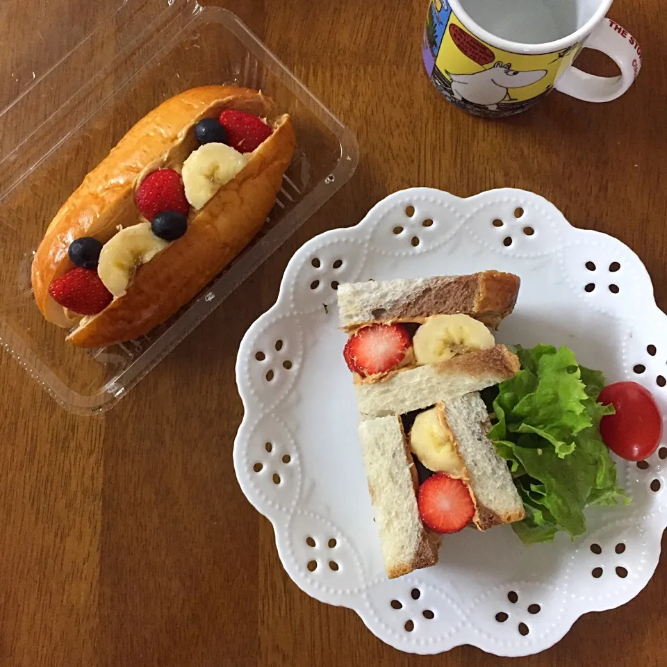 Snapdishの料理写真:#サンドイッチ #フルーツサンド|ゆかりさん