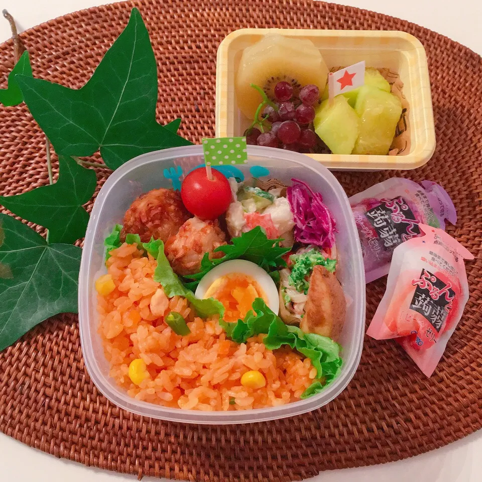 Snapdishの料理写真:チキンライスのお弁当|Mikaさん