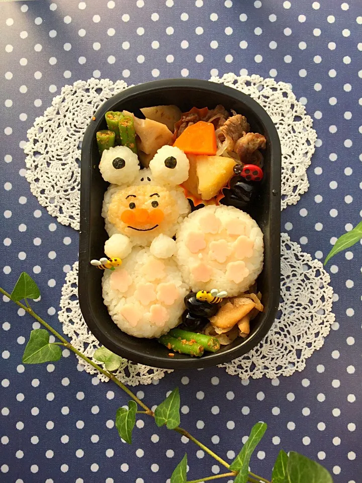 カエルアンパンマンのお弁当☆|makoryuneさん