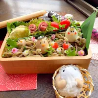 Snapdishの料理写真:ツルッとお蕎麦！空っぽにな〜れ♡